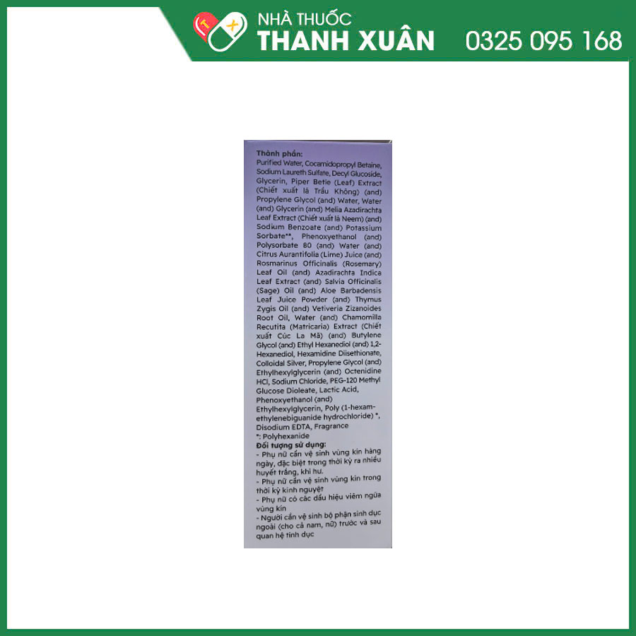 Dung dịch vệ sinh Gynofen New giúp vệ sinh vùng kín hằng ngày, ngăn ngừa viêm nhiễm nấm ngứa, cân bằng pH âm đạo